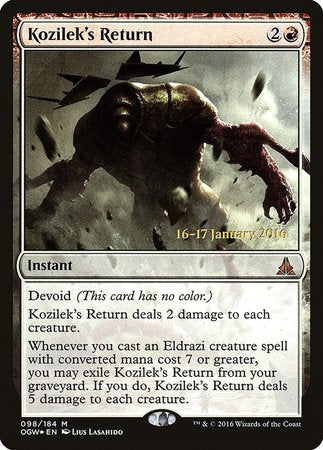 Kozilek's Return [Oath of the Gatewatch Promos] | Lots Moore NSW