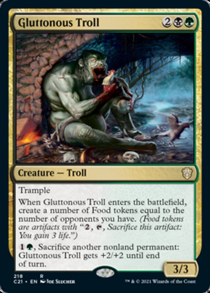 Gluttonous Troll [Commander 2021] | Lots Moore NSW