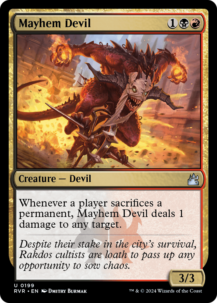 Mayhem Devil [Ravnica Remastered] | Lots Moore NSW