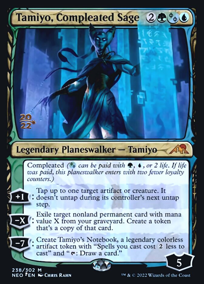 Tamiyo, Compleated Sage [Kamigawa: Neon Dynasty Prerelease Promos] | Lots Moore NSW