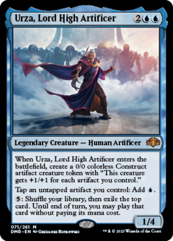 Urza, Lord High Artificer [Dominaria Remastered] | Lots Moore NSW