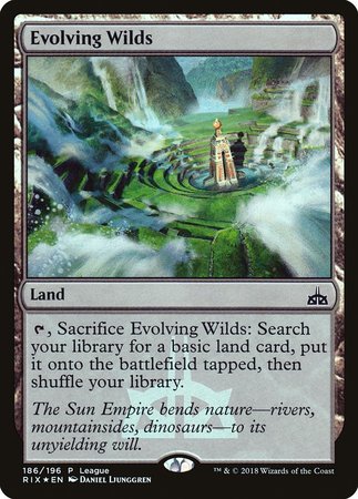 Evolving Wilds [Rivals of Ixalan Promos] | Lots Moore NSW