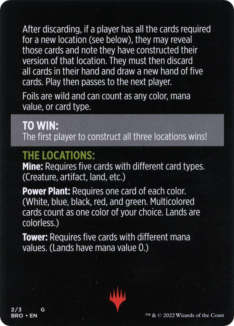 Urza's Blueprints (Magic Minigame) [The Brothers' War Minigame] | Lots Moore NSW