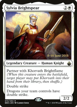 Sylvia Brightspear [Battlebond Promos] | Lots Moore NSW