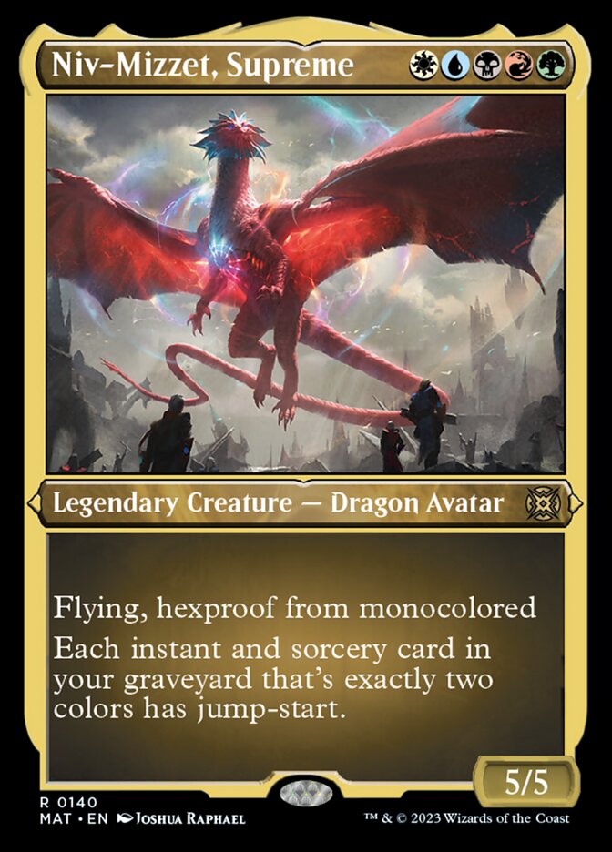 Niv-Mizzet, Supreme (Foil Etched) [March of the Machine: The Aftermath] | Lots Moore NSW