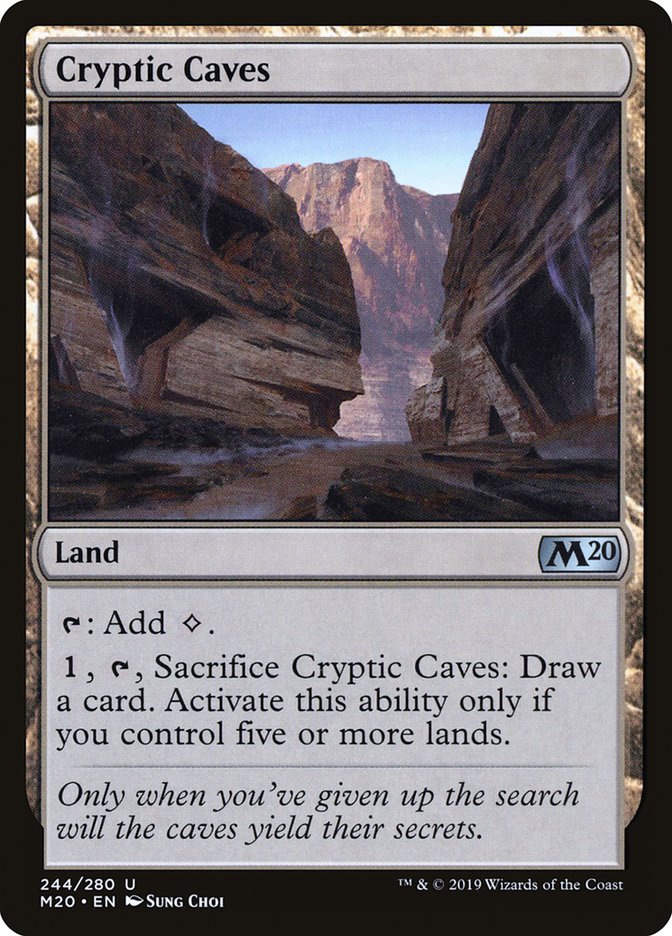 Cryptic Caves [Core Set 2020] | Lots Moore NSW