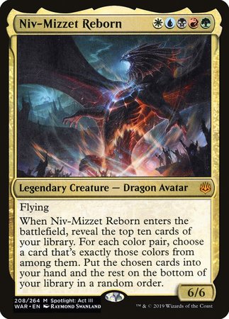 Niv-Mizzet Reborn [War of the Spark] | Lots Moore NSW