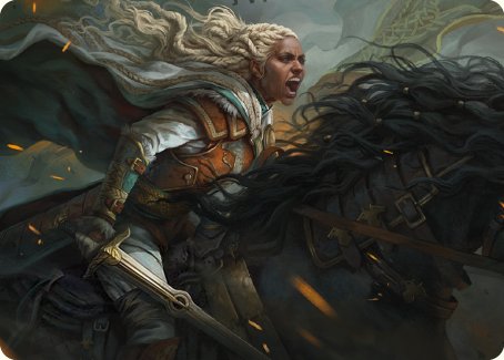 Eowyn, Fearless Knight Art Card [The Lord of the Rings: Tales of Middle-earth Art Series] | Lots Moore NSW