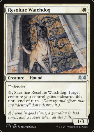 Resolute Watchdog [Ravnica Allegiance] | Lots Moore NSW