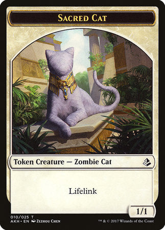 Sacred Cat Token [Amonkhet Tokens] | Lots Moore NSW