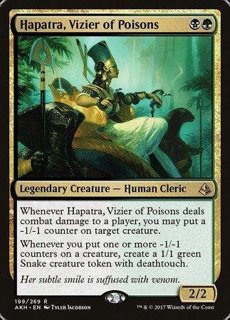 Hapatra, Vizier of Poisons [Amonkhet] | Lots Moore NSW