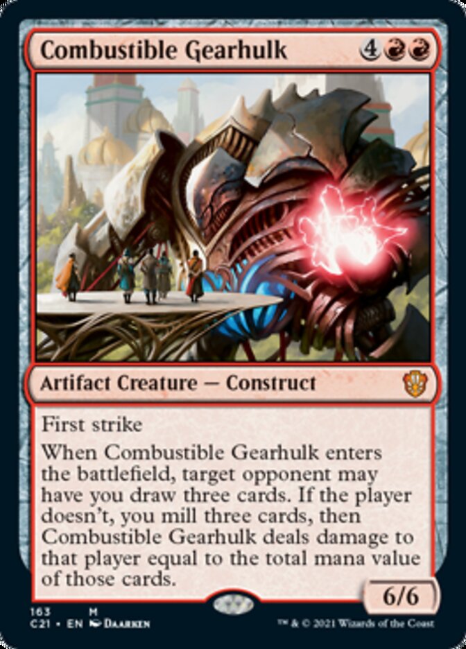 Combustible Gearhulk [Commander 2021] | Lots Moore NSW