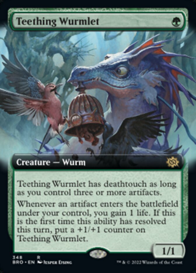 Teething Wurmlet (Extended Art) [The Brothers' War] | Lots Moore NSW