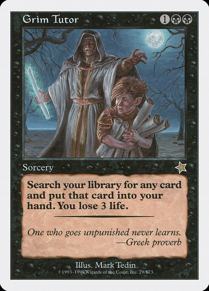Grim Tutor [Starter 1999] | Lots Moore NSW