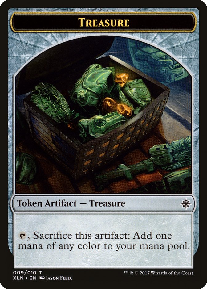 Treasure (009/010) [Ixalan Tokens] | Lots Moore NSW