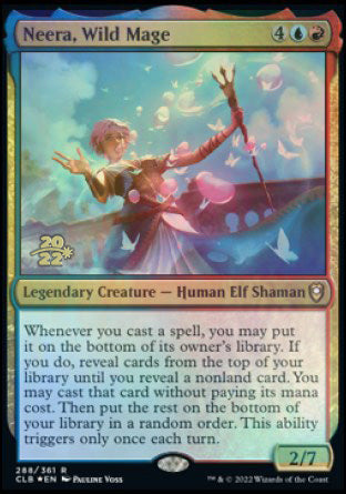 Neera, Wild Mage [Commander Legends: Battle for Baldur's Gate Prerelease Promos] | Lots Moore NSW