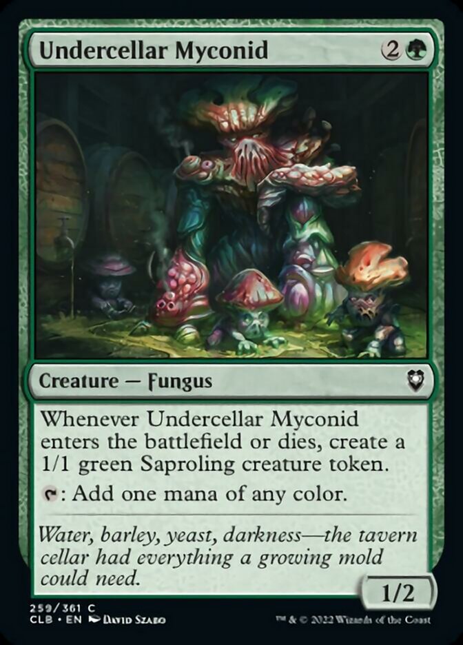 Undercellar Myconid [Commander Legends: Battle for Baldur's Gate] | Lots Moore NSW