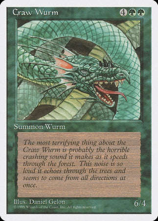 Craw Wurm [Fourth Edition] | Lots Moore NSW