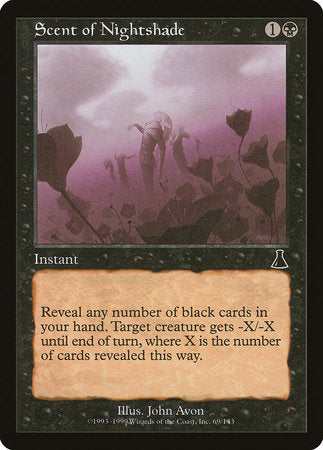 Scent of Nightshade [Urza's Destiny] | Lots Moore NSW