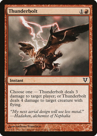 Thunderbolt [Avacyn Restored] | Lots Moore NSW