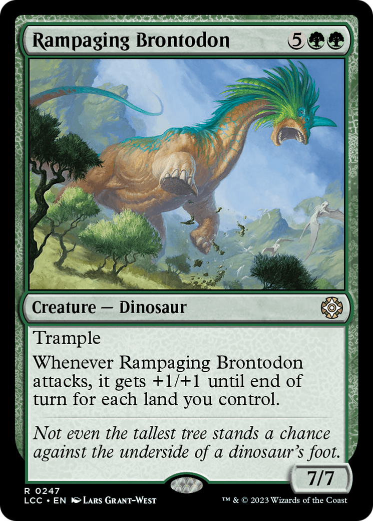 Rampaging Brontodon [The Lost Caverns of Ixalan Commander] | Lots Moore NSW