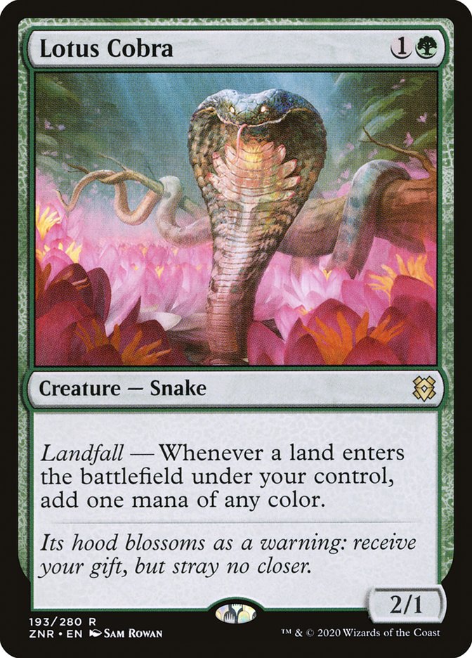 Lotus Cobra [Zendikar Rising] | Lots Moore NSW