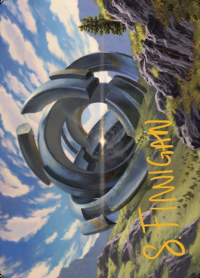 Thran Portal Art Card (Gold-Stamped Signature) [Dominaria United Art Series] | Lots Moore NSW