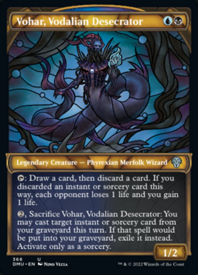 Vohar, Vodalian Desecrator (Showcase Textured) [Dominaria United] | Lots Moore NSW