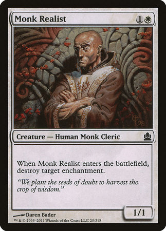 Monk Realist [Commander 2011] | Lots Moore NSW