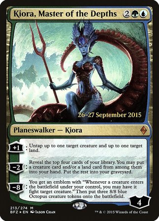 Kiora, Master of the Depths [Battle for Zendikar Promos] | Lots Moore NSW