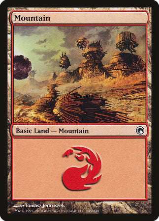 Mountain (245) [Scars of Mirrodin] | Lots Moore NSW
