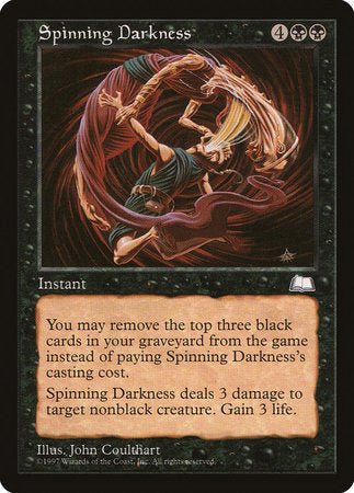 Spinning Darkness [Weatherlight] | Lots Moore NSW