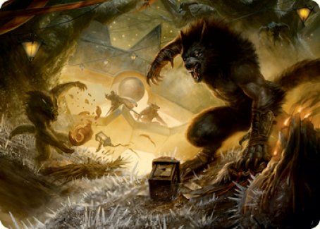 Storm the Festival Art Card [Innistrad: Midnight Hunt Art Series] | Lots Moore NSW