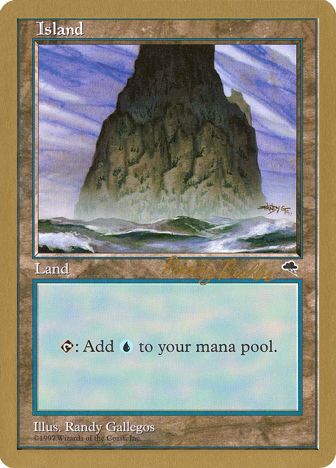 Island (rb337) (Randy Buehler) [World Championship Decks 1998] | Lots Moore NSW