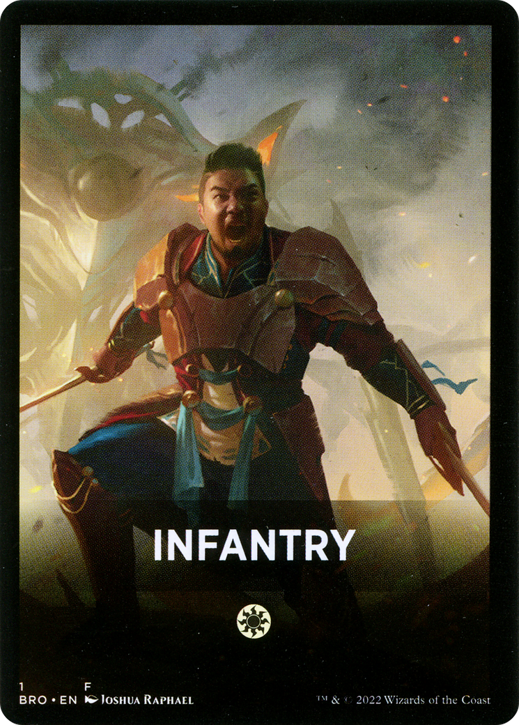 Infantry Theme Card [The Brothers' War Tokens] | Lots Moore NSW