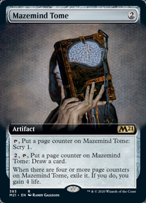 Mazemind Tome (Extended Art) [Core Set 2021] | Lots Moore NSW