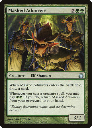 Masked Admirers [Modern Masters] | Lots Moore NSW