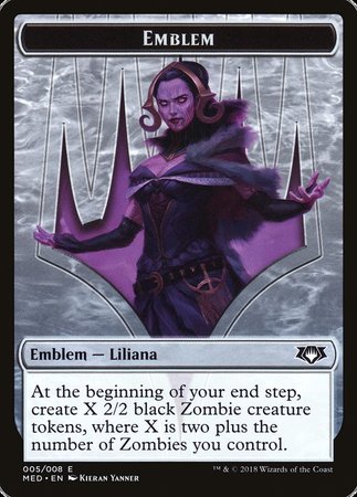 Emblem - Liliana, the Last Hope [Mythic Edition Tokens] | Lots Moore NSW