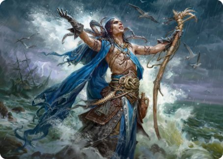 Lier, Disciple of the Drowned Art Card [Innistrad: Midnight Hunt Art Series] | Lots Moore NSW