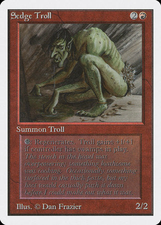Sedge Troll [Unlimited Edition] | Lots Moore NSW