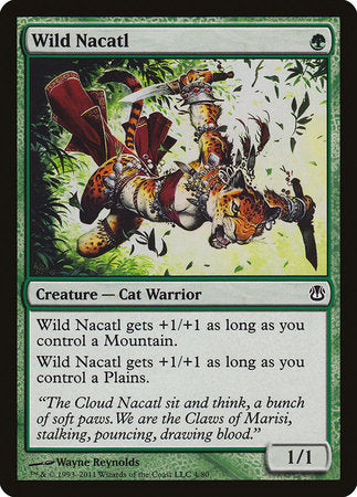 Wild Nacatl [Duel Decks: Ajani vs. Nicol Bolas] | Lots Moore NSW