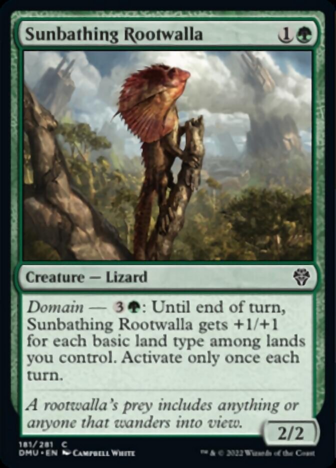 Sunbathing Rootwalla [Dominaria United] | Lots Moore NSW