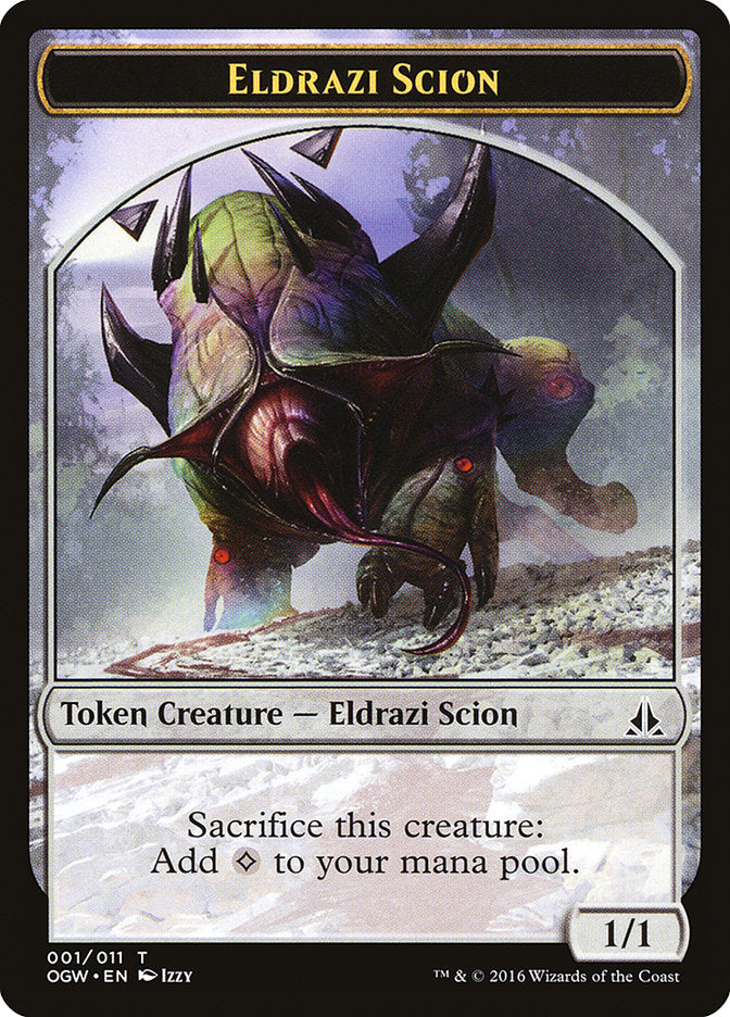 Eldrazi Scion (001/011) [Oath of the Gatewatch Tokens] | Lots Moore NSW