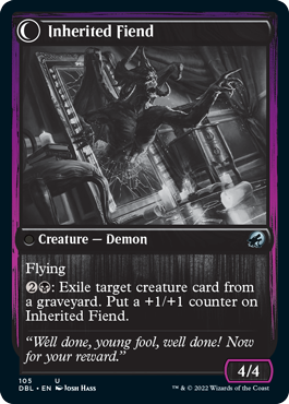 Heirloom Mirror // Inherited Fiend [Innistrad: Double Feature] | Lots Moore NSW