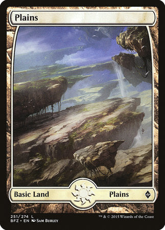 Plains (251) - Full Art [Battle for Zendikar] | Lots Moore NSW