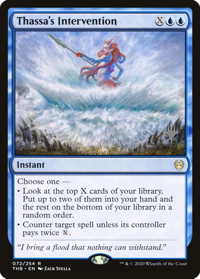 Thassa's Intervention (Promo Pack) [Theros Beyond Death Promos] | Lots Moore NSW