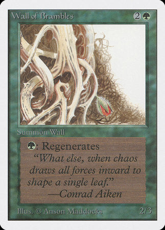 Wall of Brambles [Unlimited Edition] | Lots Moore NSW