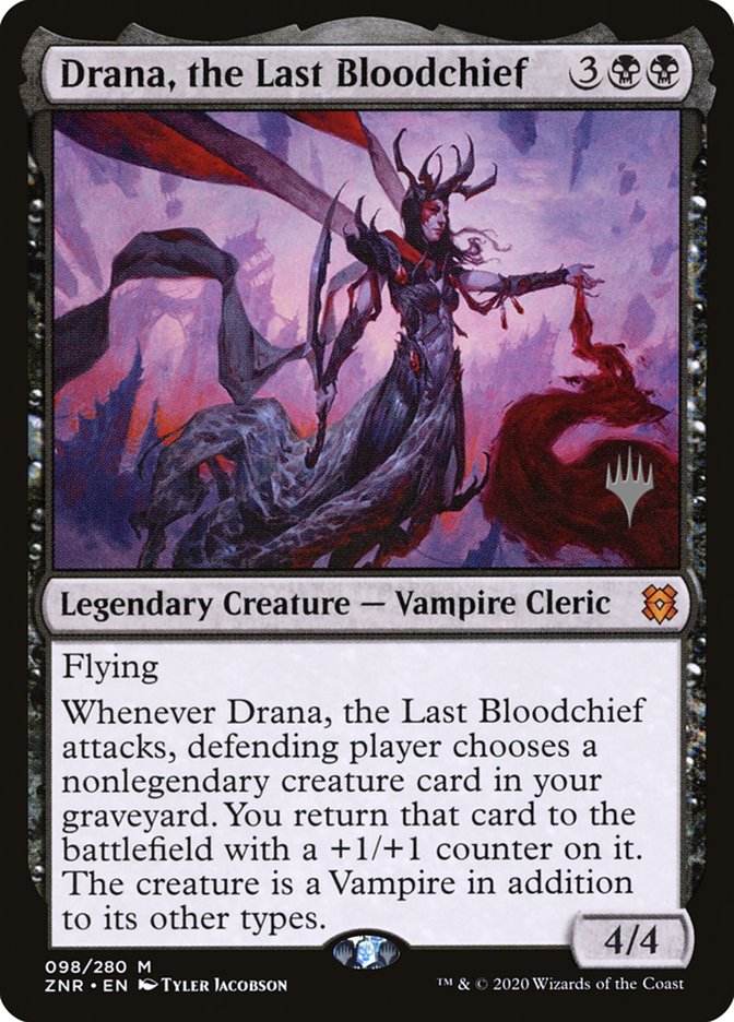 Drana, the Last Bloodchief (Promo Pack) [Zendikar Rising Promos] | Lots Moore NSW