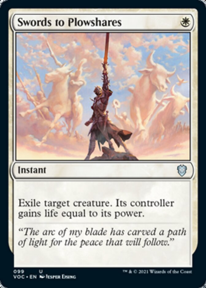 Swords to Plowshares [Innistrad: Crimson Vow Commander] | Lots Moore NSW