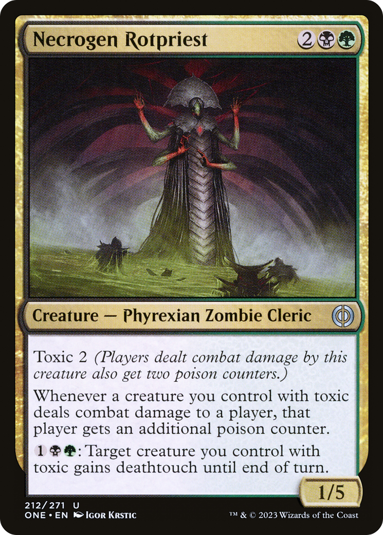 Necrogen Rotpriest [Phyrexia: All Will Be One] | Lots Moore NSW